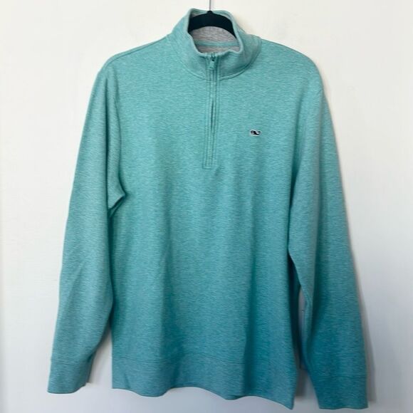 Vineyards Vines Performance 1/4 Zip Men’s  Pullover M (green) - Picture 1 of 7